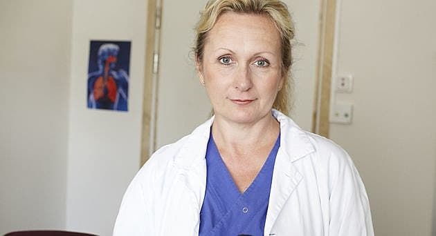 Forskningschef på Angereds Närsjukhus, Ann Ekberg Jansson, leder et af de kvalitetsregistre, der leverer data til det svenske kvalitetssystem. Foto: Angereds Närsjukhus.