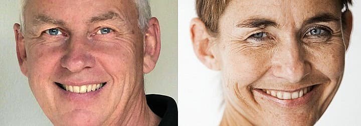 Psykiater Hans Henrik Ockelmann, medlem af bestyrelsen for Dansk Psykiatrisk Selskab og Charlotte Fischer (R), formand for Danske Regioners Psykiatriudvalg