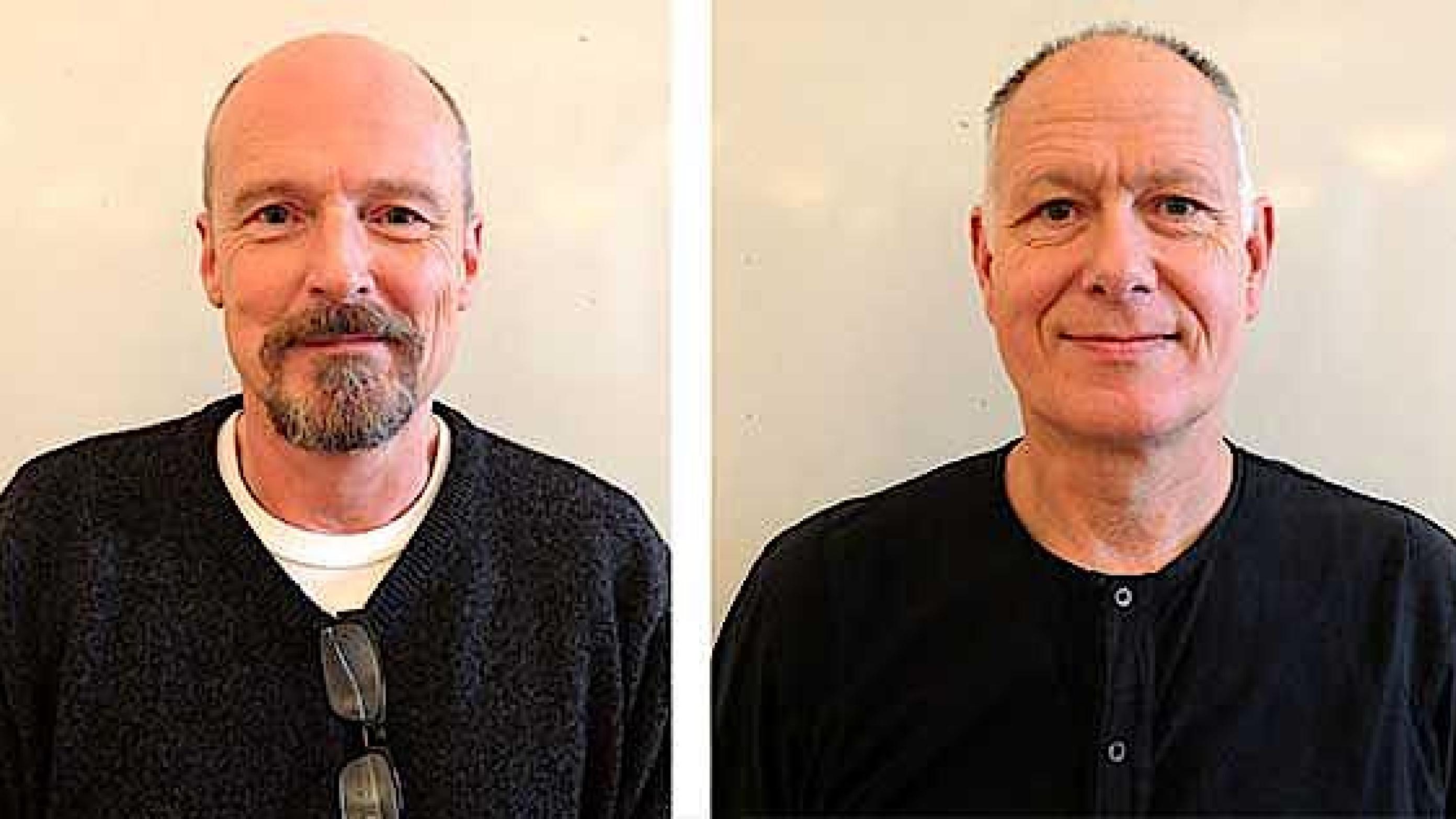 De to nye bestyrelsesmedlemmer: Anders Beich til venstre og Claus Rendtorff til højre. Fotos: DSAM.