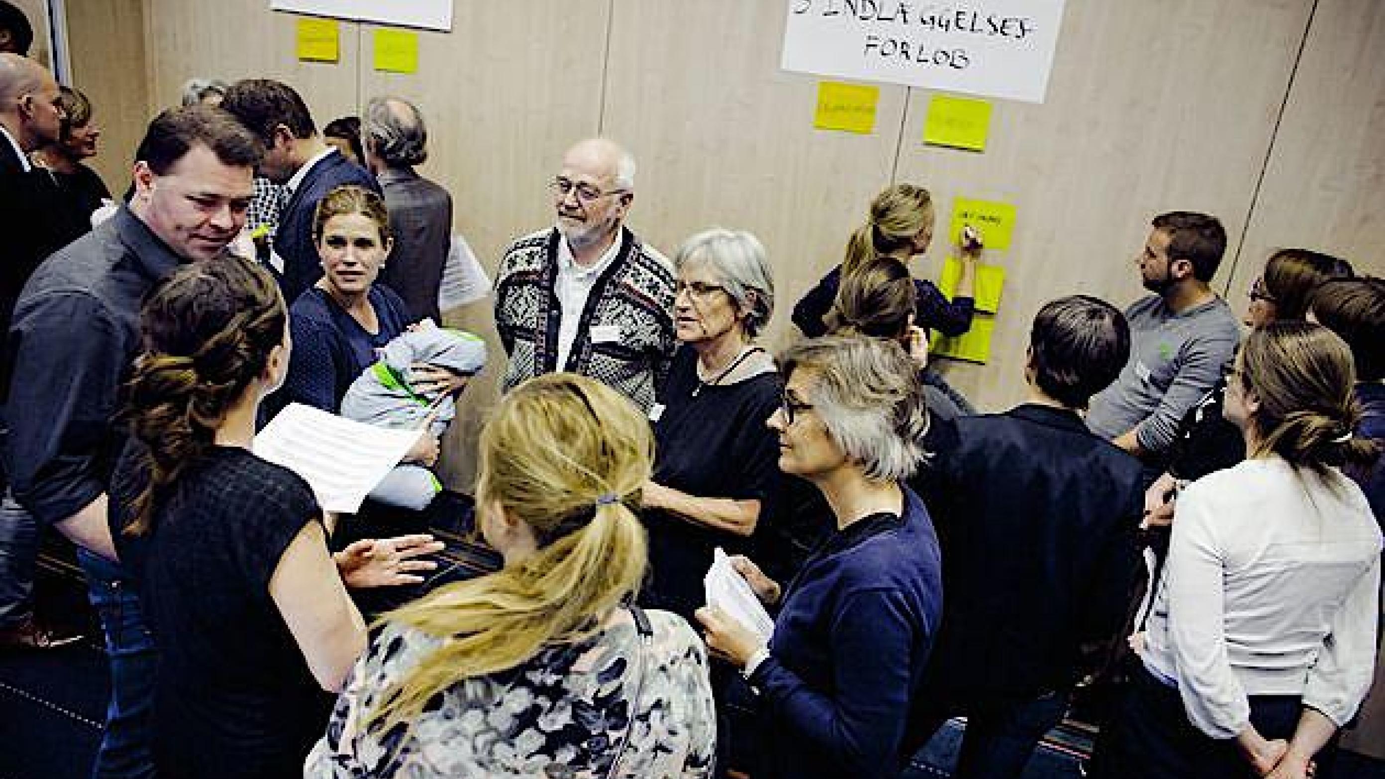 Lægemødets deltagere diskuterede læge-patient-forhold og kom med forslag til, hvordan det kan bedres. Foto: Claus Boesen.