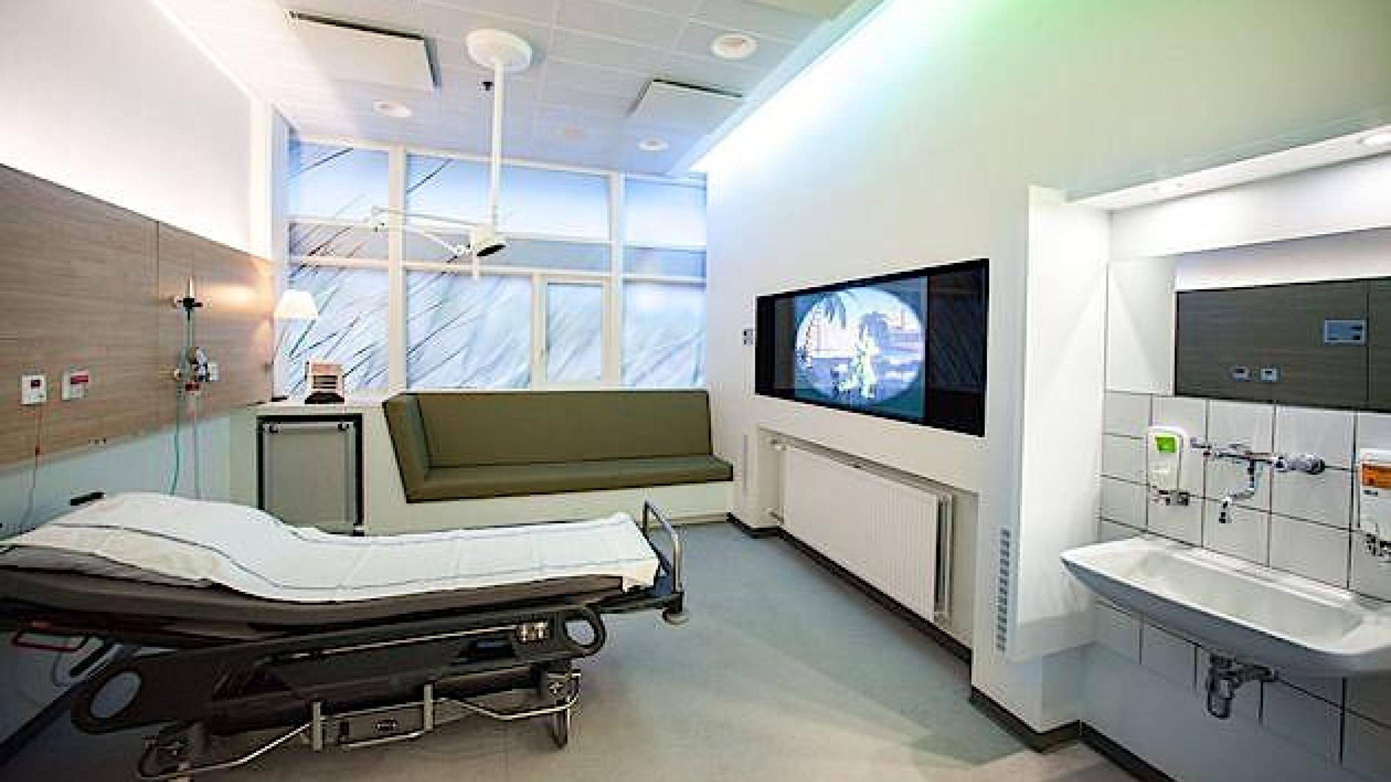 Den nye trygge patientstue på Aalborg Universitetshospitals akutmodtagelse.