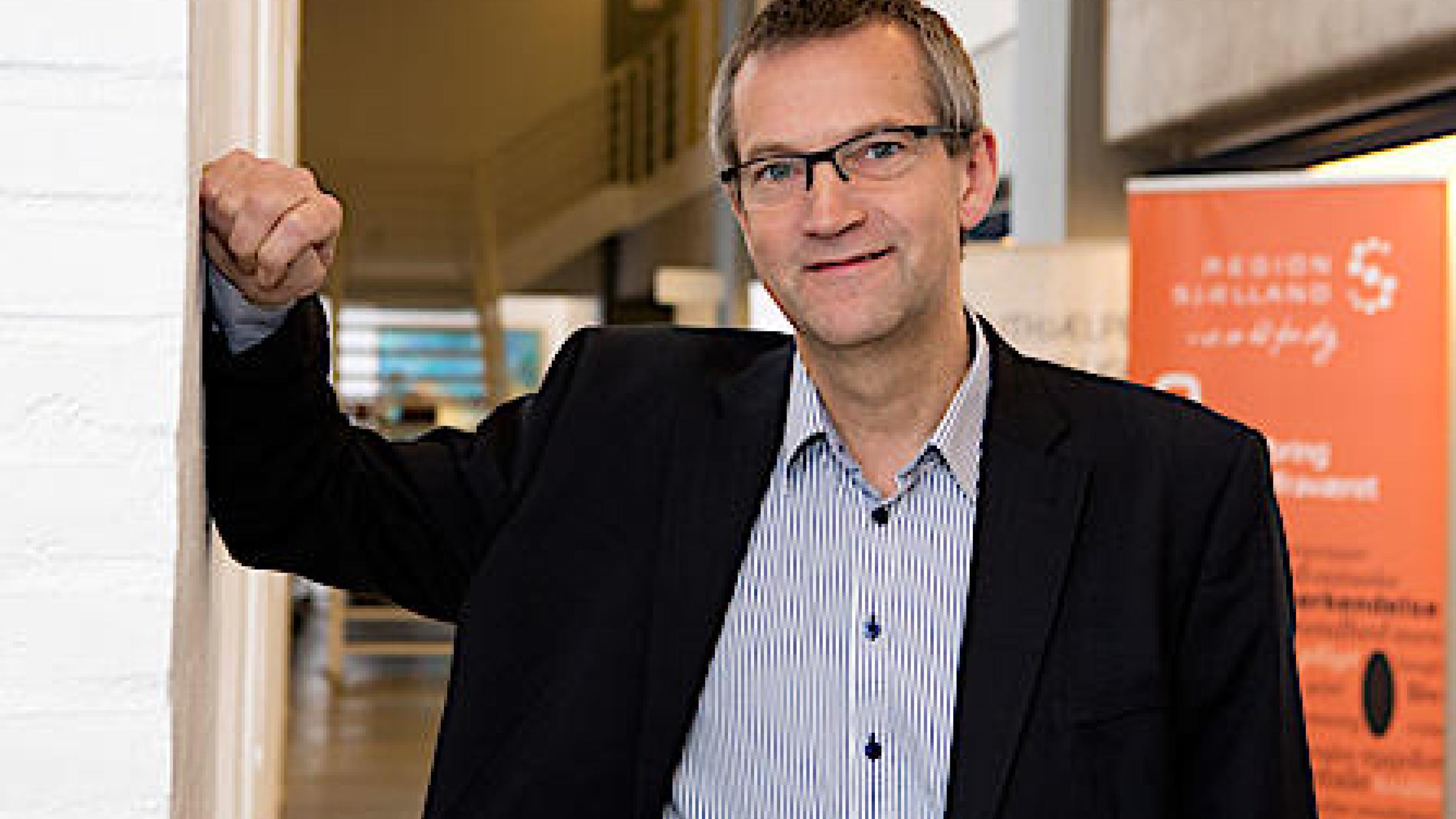 Jens Stenbæk (V) er formand for Region Sjælland. 