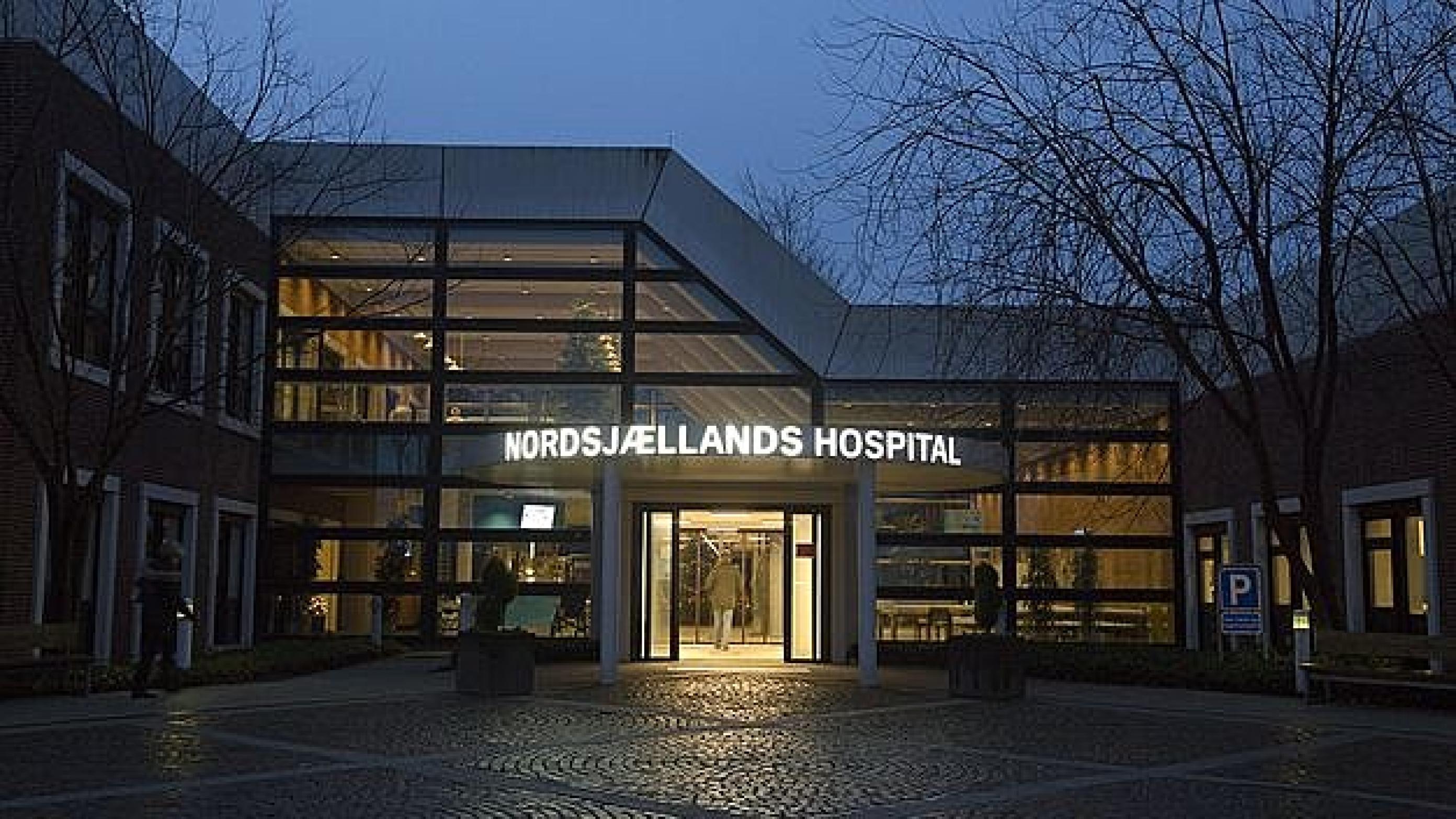 Nordsjællands Hospital i Frederikssund. Foto: AV-afdelingen.