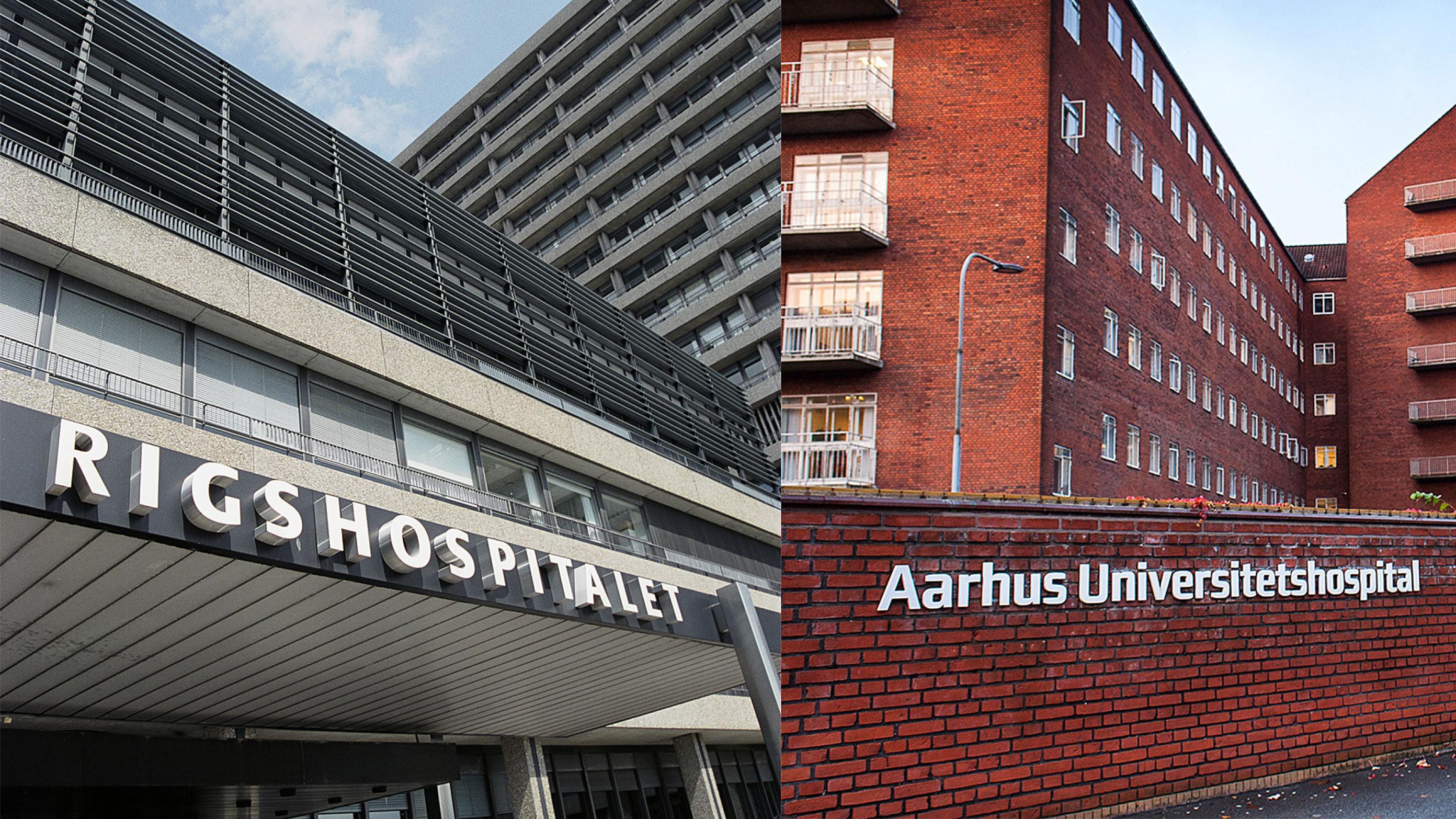 Foto: Rigshospitalet og Aarhus Universitets Hospital