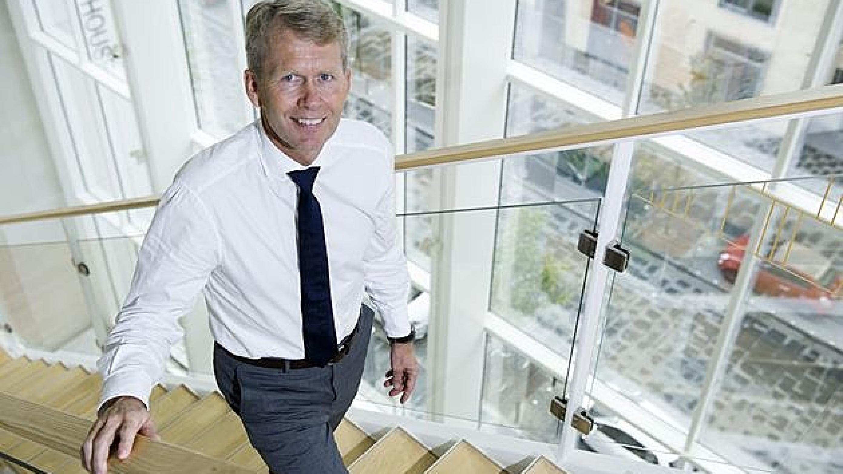 Administrerende direktør for Lægernes Pension, Chresten Dengsøe, beroliger om lægernes opsparinger. Foto: Lægernes Pension.