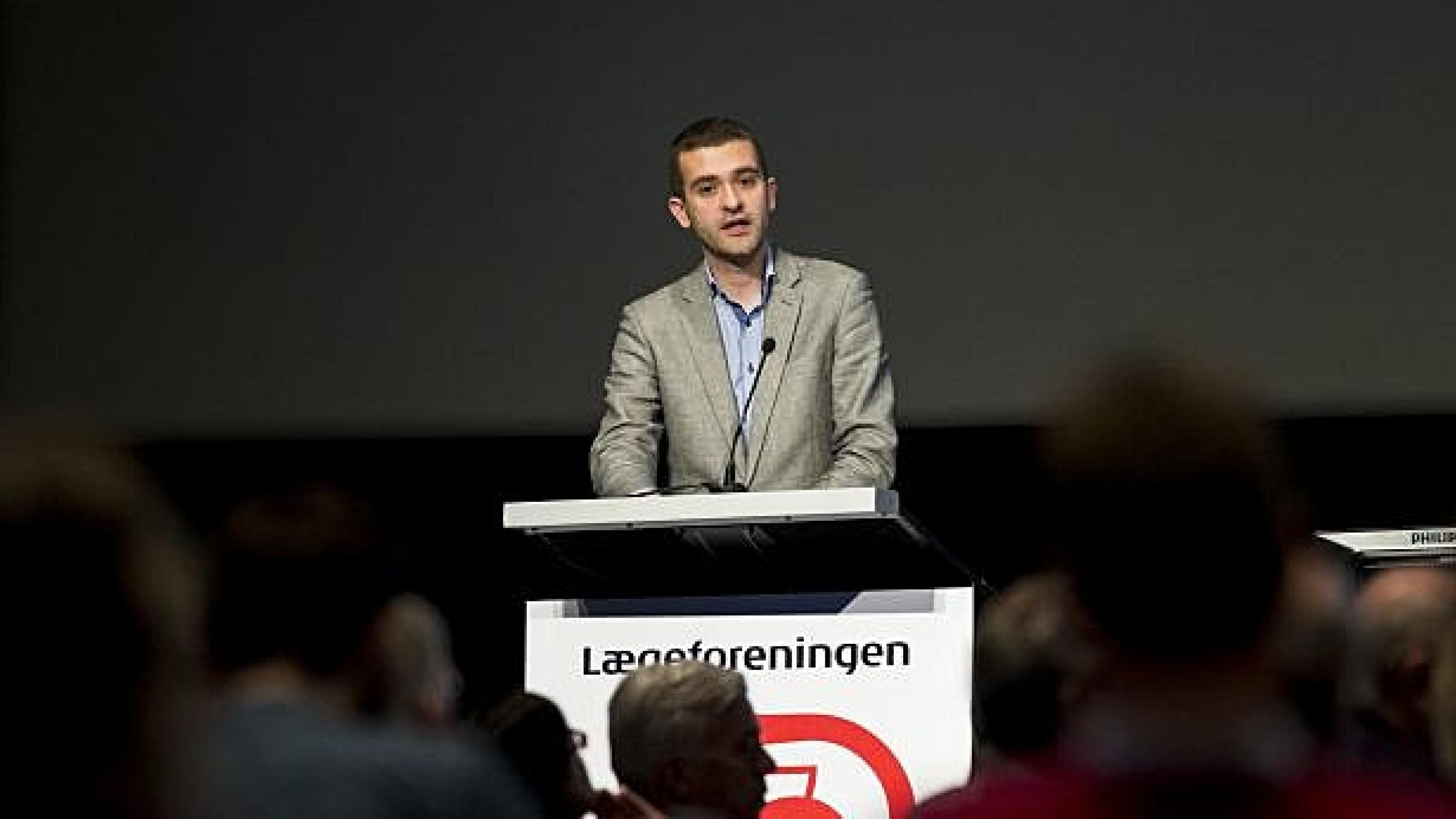 Andreas Rudkjøbing er formand for Lægeforeningen. Foto: Palle Peter Skov