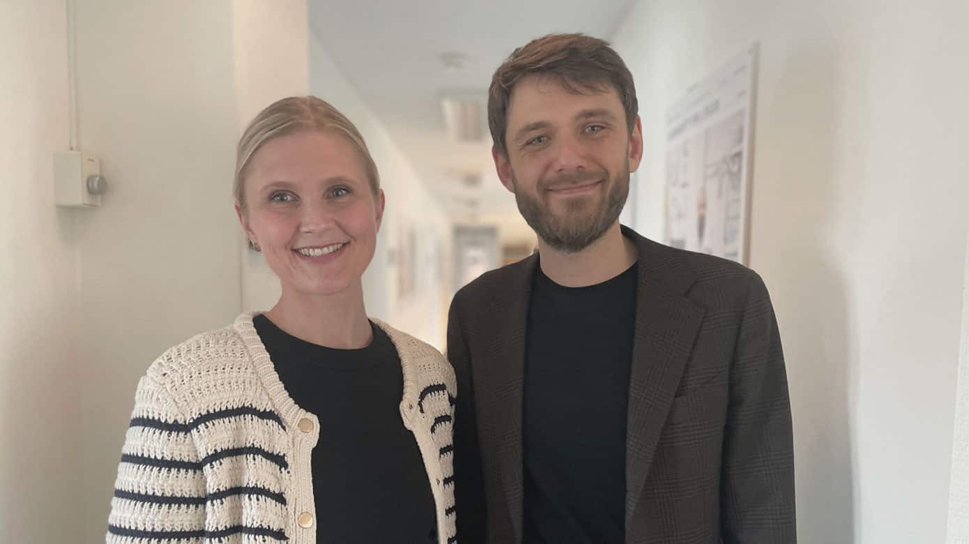 Carina Lundby og Anton Pottegaard, Klinisk Farmakologi, Farmaci og Miljømedicin, Institut for Sundhedstjenesteforskning, Syddansk Universitet. Foto: Mie Brandstrup  