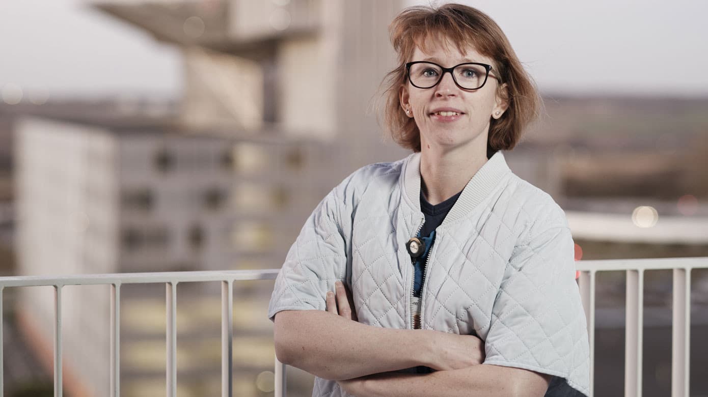 Therese Simonsen Straarup har været TR siden 2013 – først i regi af Yngre Læger og nu i regi af Overlægeforeningen. Foto: Jesper Voldgaard