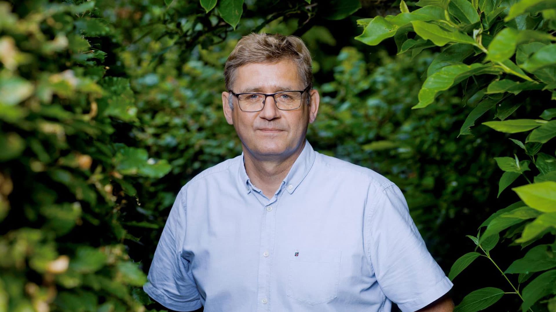 Jørgen Skadborg tror ikke, at hans private donation til Ukraine-komiteen påvirker lægers anseelse eller sikkerhed som udsendte til krigsområder. Foto: Claus Boesen.
