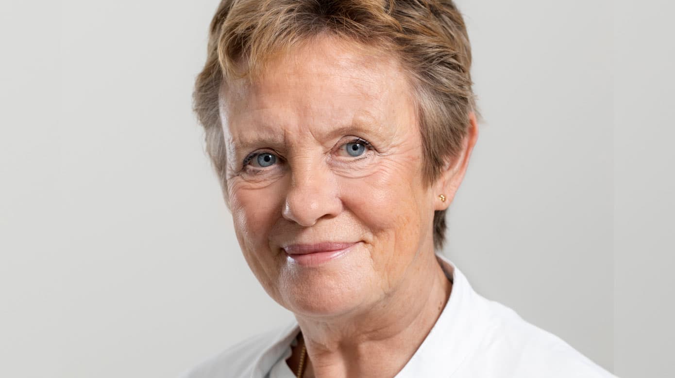 Gundhild Valdemar er klinisk professor i neurologi ved Københavns Universitet og overlæge ved Neurologisk Klinik på Rigshospitalet. Foto: Nationalt Videnscenter for Demens