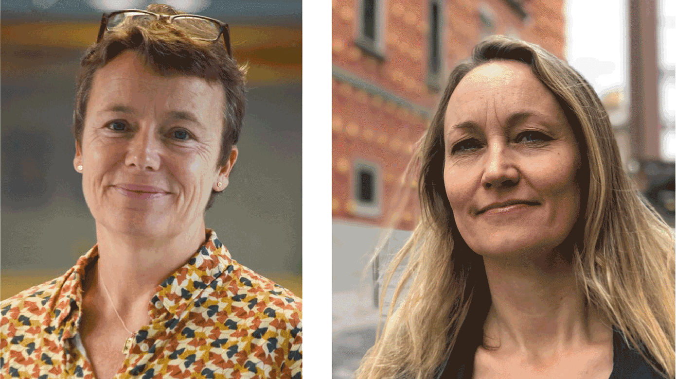 Ida Vogel, professor i fosterdiagnostik og overlæge i afdelingen for kvindesygdomme og fødsler på Aarhus Universitetshospital og Tina Duelund Hjortshøj, ledende overlæge og ansvarlig for fosterdiagnostikken på Rigshospitalets Afdeling for Genetik. Foto: Privat 