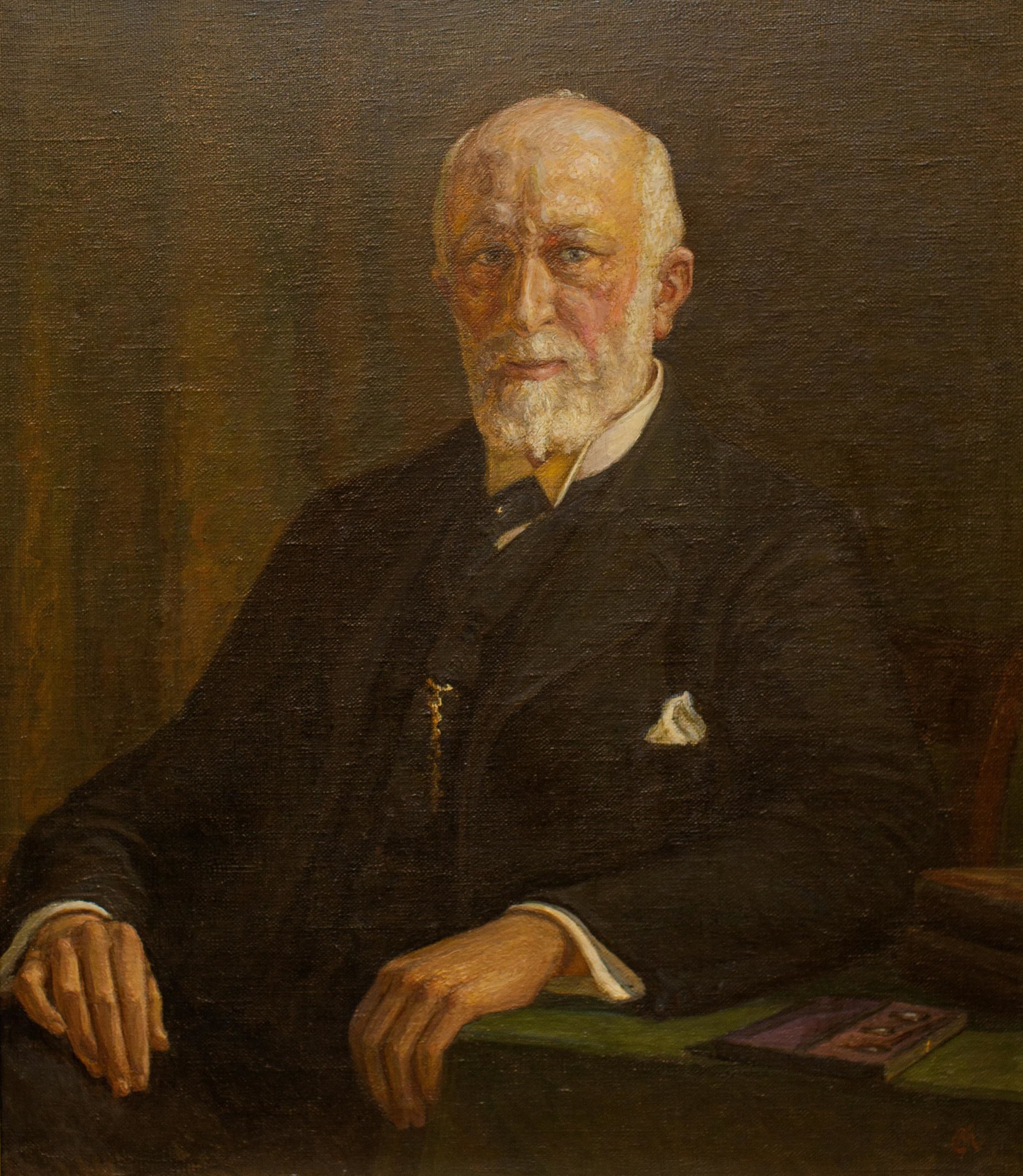 Illustration: Carl Mathorne: »Jannik Petersen Bjerrum«, ant. 1910.