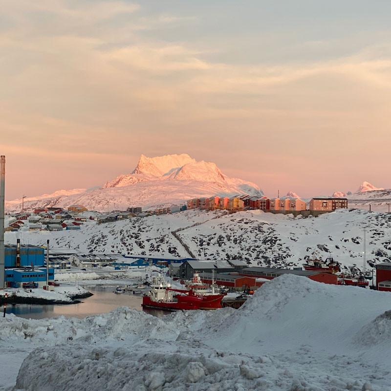 Lyset over Nuuk