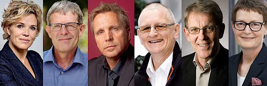Eva Zeuthen Bentsen, Svend Hartling, Per Christensen, Lars Gehlert Johansen, Frede Olesen og Ida Sofie Jensen er blandt de over 100 personer, der i eftermiddag skal rådgive sundhedsministeren.