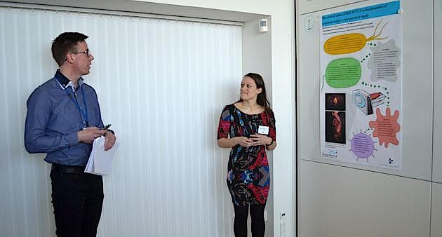 Mette Brøndserud præsenterer sin forskning for første gang til kongres for Studentermedicinsk Forskning.