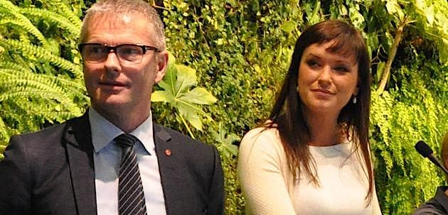 Sundhedsordførerne for hhv. V og S, Sophie Løhde og Flemming Møller Mortensen, er enige om, at almen praksis bør styrkes, Foto: Kim Andreasen, Lægeforeningen.