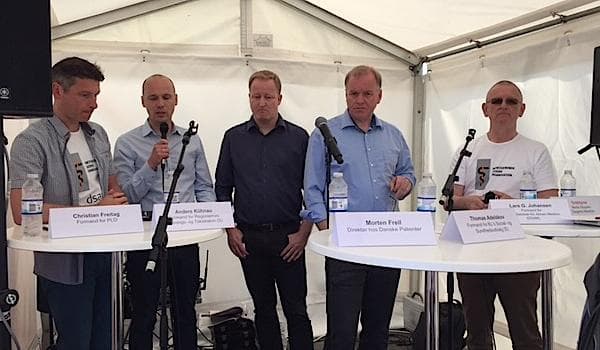 Fra venstre Christian Freitag, PLO, Anders Kühnau, RLTN, Morten Freil, Dansk Regioner, Thomas Adelskov KL og Lars Gehlert Johansen, DSAM.