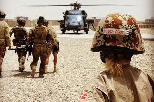 Hvert modul kan stuves i en helikopter, så den mobile enhed lever virkelig op til sit navn. Foto fra Afghanistan: Dansk Militærmedicinsk Selskab.