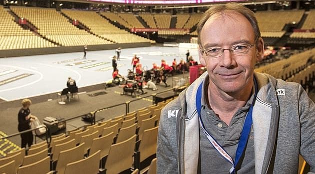 Team Danmarks læge Morten Storgaard er p.t.  udstationeret i Herning under VM i kvindehåndbold. Foto: Henrik Mark.
