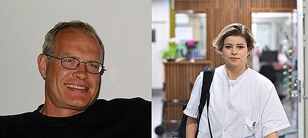 Professor Øjvind Lidegaard og læge Terese Matthesen - begge fra Gynækologisk Klinik på Rigshospitalet.