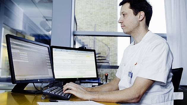 Overlæge Peter Lommer Kristensen, Hillerød Hospital. Foto: Claus Boesen.