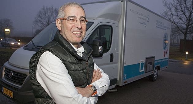 Pierre Bouchelouche, ledende overlæge på Klinisk Biokemisk afdeling, Køge Sygehus, er ophavsmand til ideen med det mobile laboratorium.