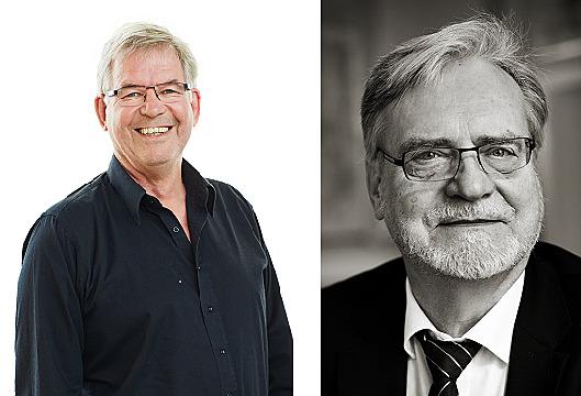 Instituleder, Kristjar Skajaa og professor Jens Chr. Djurhuus (foto: Kim Wendt.).