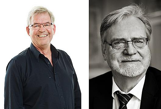 Instituleder, Kristjar Skajaa og professor Jens Chr. Djurhuus (foto: Kim Wendt.).