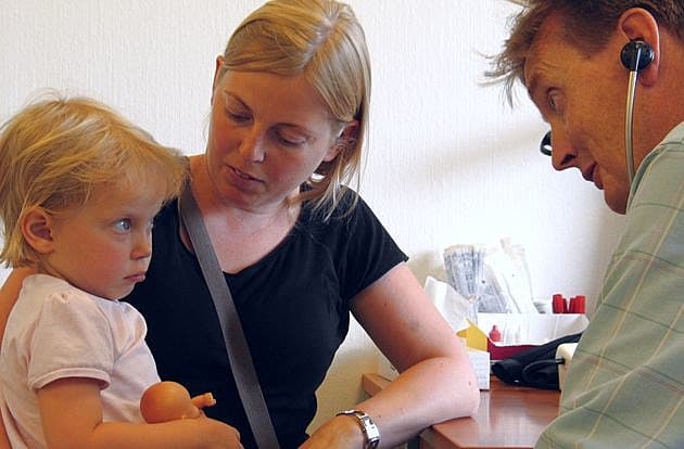 PLO vil gøre det lettere at komme i forbindelse med egen læge. Foto fra Læge Jan Værnets praksis på Amager. Foto: Ugeskrift for Læger