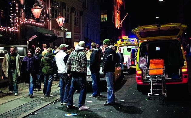 Ifølge en undersøgelse fra Ortopædkirurgisk Afdeling på OUH er antallet af skader forårsaget af våben eller forekomsten af alvorlige skader ikke større end i 1991. Foto: Scanpix.