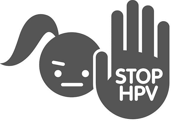Illustration: Stop HPV kampagnen.