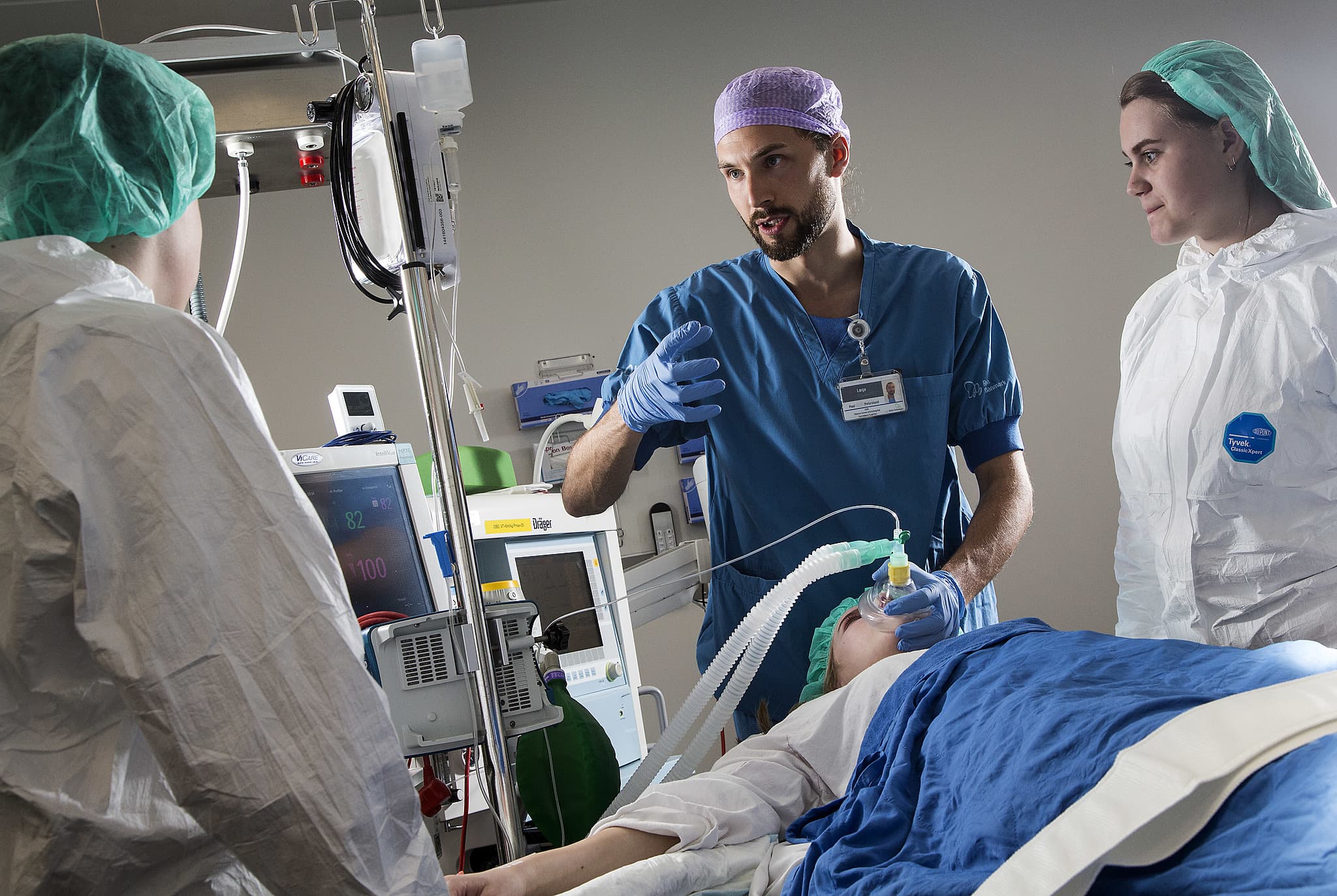 Paul Peterslund -anæstesispecialelæge studerende på Svendborg Sygehus. Foto: Heidi Lundsgaard