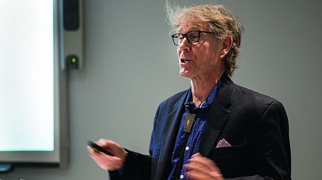 Professor emeritus fra University of Virginia David Morris. Foto: Syddansk Universitet.