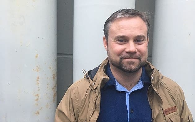 Overlæge Mikkel Rasmussen, Psykiatri-Listen. Indvalgt til Region Midtjyllands regionsråd. Foto: Malte Bruhn 