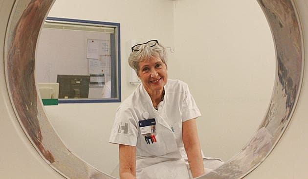Overlæge Karen Damgaard. Radiologisk afd., Rigshospitalet