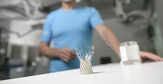 Fotoet viser en hjerteklap, det kræver specifik efteruddannelse at bruge. ©2017 Palle Peter Skov