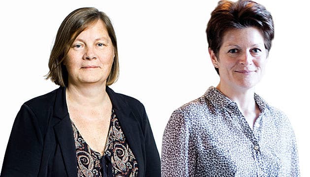 Lisbeth Lintz, formand for Foreningen af Speciallæger (FAS) og Camilla Rathcke, formand for Yngre Læger (YL) har travle dage med at forhandle nødberedskaber til en eventuel konflikt.