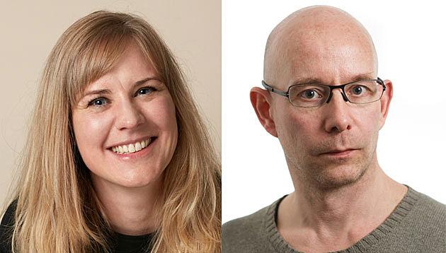 Mille Mortensen, cand. psyk og forsker ved Københavns Universitet, Institut for Psykologi og Jens Højberg, formand for Yngre Læger i Region Hovedstaden, FTR på Rigshospitalet og anæstesiolog på Thoraxanæstesiologisk klinik på Rigshospitalet. 