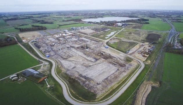 Uforudsete udgifter i forbindelse med byggeriet af de nye sygehuse belaster flere steder regionernes budgetter. Her DNV-Gødstrup. Foto: Region Midtjylland.