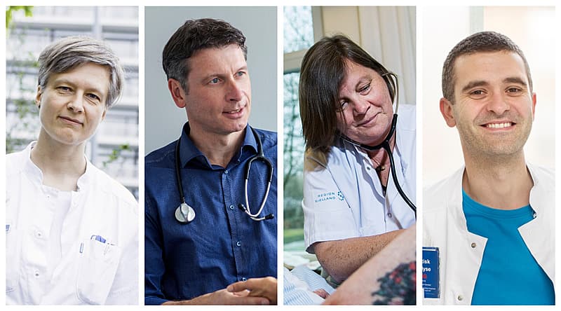 Fra venstre: Helga Schultz, Christian Freitag, Lisbeth Lintz, Andreas Rudkjøbing. 