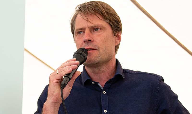 Jakob Kjellberg på Folkemødet 2019. Foto: Pelle Rink
