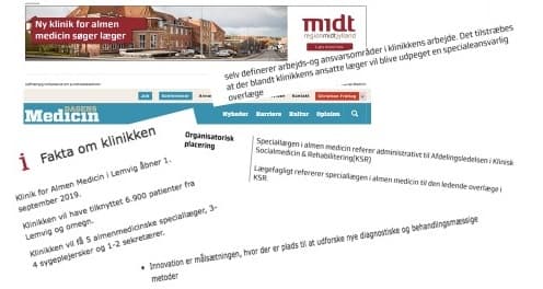Annoncerne blev bragt i Dagens Medicin, Ugeskrift for læger, MorgenAvisen Jyllandsposten og  Dagbladet Holstebro-Struer-Lemvig, oplyser Regionen til Ugeskrift for Læger.