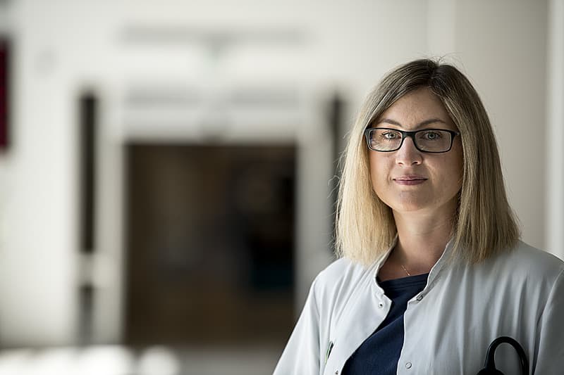Vasiliki Panou, speciallæge i lungemedicin og ph.d, er læge på Aalborg Universitetshospital. Foto: Michael Bo Rasmussen