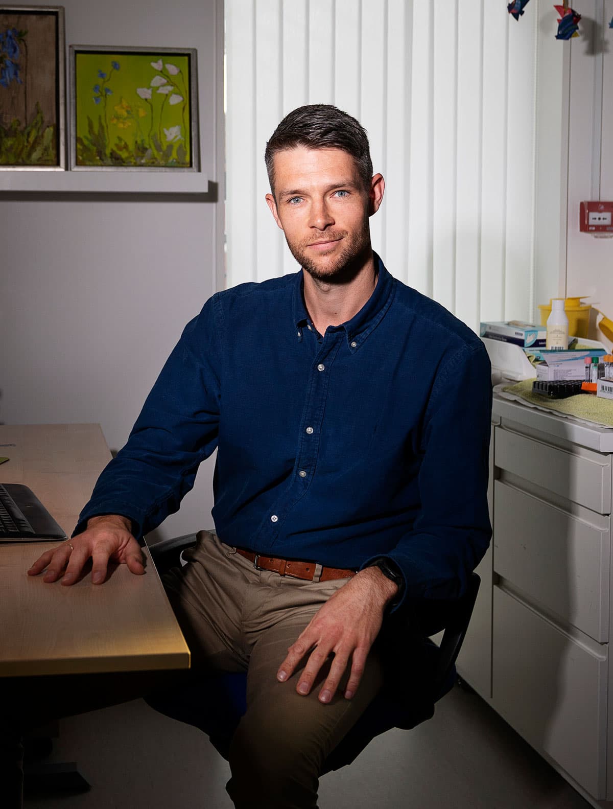 Andreas Pihl er en af stifterne bag Facebook-gruppen ‘Spørg  en læge om coronavirus’. Foto: Claus Bech