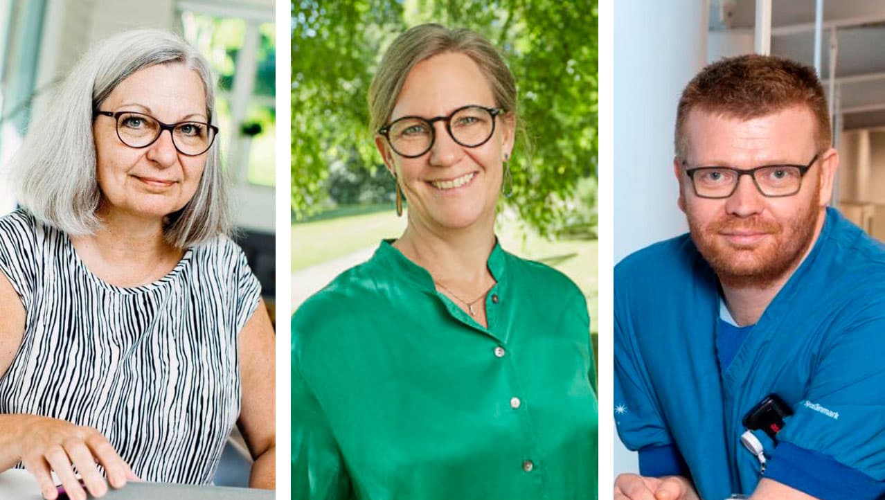 Anne-Marie Axø Gerdes, Anne Lindhardt og Joachim Hoffmann-Petersen.