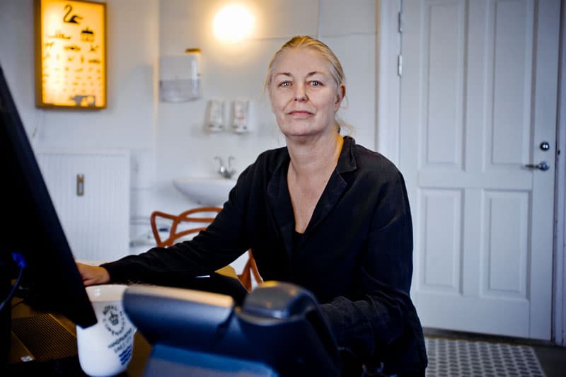 De stadigt længere journalnotater blev diskuteret i Tina Erikssons klynge. Ofte bliver de så lange af hensyn til Styrelsen for Patientsikkerhed - ikke for lægernes eller patienternes skyld.. Foto: Claus Boesen 