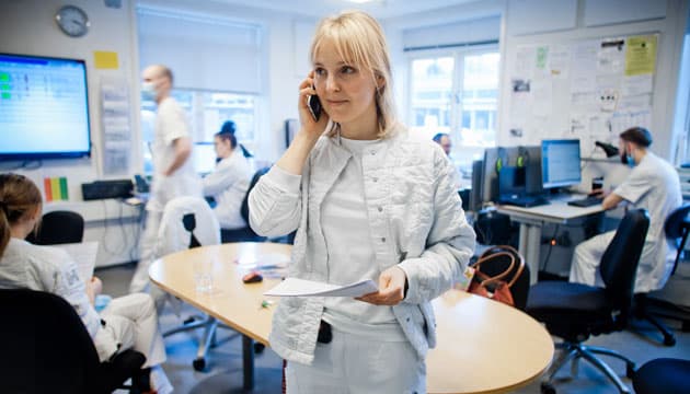 Karen Reiter, 1. reservelæge på Psykiatrisk Skadestue, Bispebjerg Hospital. Foto: Claus Boesen 