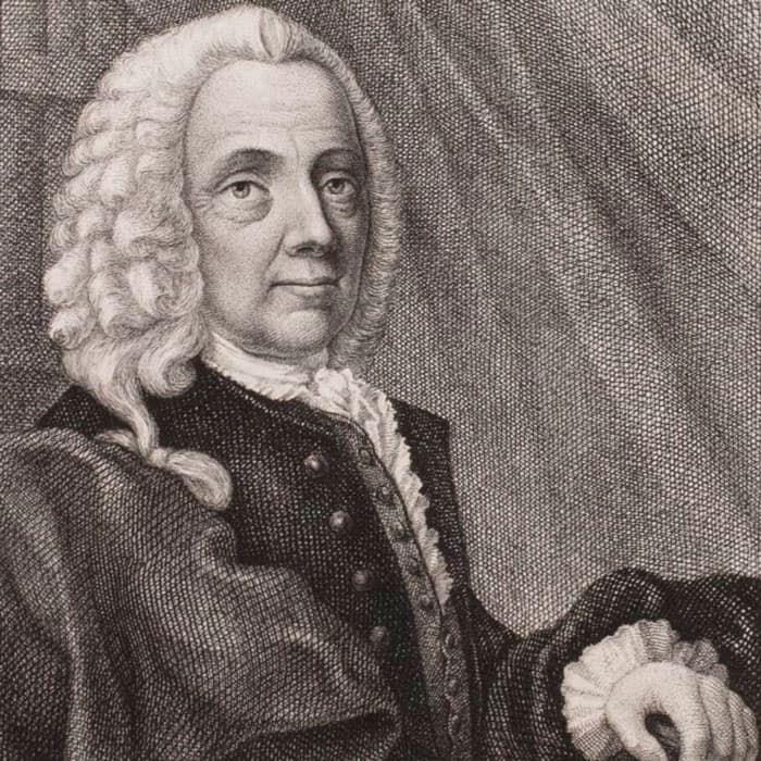 Ludvig Holberg. Radering af J. Magnus-Petersen. Statens Museum for Kunst.