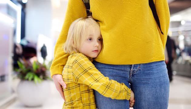 De 0-9-åriges mentale helbredsproblemer handler blandt andet om følelsesmæssige vanskeligheder som angst og tristhed. (Modelfoto: Colourbox)