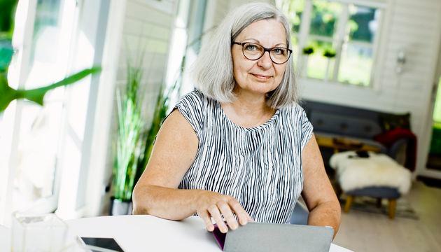 Anne-Marie Axø Gerdes er formand for Det Etiske Råd, professor, overlæge, ph.d. på Klinisk Genetisk Afdeling, Rigshospitalet.. Foto: Claus Boesen 